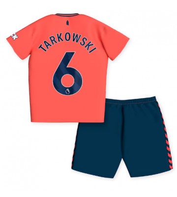 Everton James Tarkowski #6 Koszulka Wyjazdowych Dziecięca 2023-24 Krótki Rękaw (+ Krótkie spodenki)